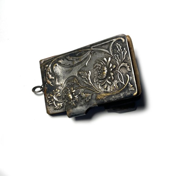 Authentic Vintage silver carnet de bal pendant - Picture 2 of 4